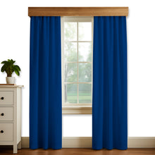 Cargar imagen en el visor de la galería, Juego De 2 Cortinas En Tela PANAMA para RIEL - Varios Tamaños