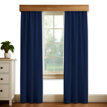 Cargar imagen en el visor de la galería, Juego De 2 Cortinas En Tela PANAMA para RIEL - Varios Tamaños