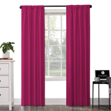 Cargar imagen en el visor de la galería, Juego De 2 Cortinas En Tela - Varios Tamaños