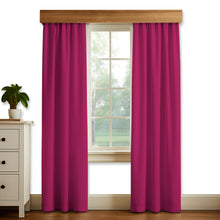 Cargar imagen en el visor de la galería, Juego De 2 Cortinas En Tela PANAMA para RIEL - Varios Tamaños