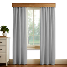 Cargar imagen en el visor de la galería, Juego De 2 Cortinas En Tela PANAMA para RIEL - Varios Tamaños