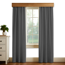 Cargar imagen en el visor de la galería, Juego De 2 Cortinas En Tela PANAMA para RIEL - Varios Tamaños
