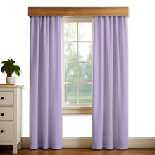 Cargar imagen en el visor de la galería, Juego De 2 Cortinas En Tela PANAMA para RIEL - Varios Tamaños