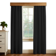 Cargar imagen en el visor de la galería, Juego De 2 Cortinas En Tela PANAMA para RIEL - Varios Tamaños