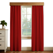 Cargar imagen en el visor de la galería, Juego De 2 Cortinas En Tela PANAMA para RIEL - Varios Tamaños