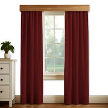 Cargar imagen en el visor de la galería, Juego De 2 Cortinas En Tela PANAMA para RIEL - Varios Tamaños