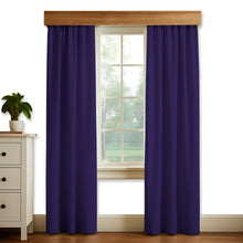 Cargar imagen en el visor de la galería, Juego De 2 Cortinas En Tela PANAMA para RIEL - Varios Tamaños