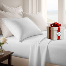 Cargar imagen en el visor de la galería, Juego de Sábanas - 1 Plaza y Media Liso + REGALO - VARIOS COLORES