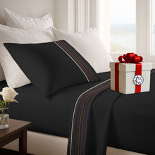 Cargar imagen en el visor de la galería, Juego de Sábanas Multiaguja - 1 Plaza y Media Liso + REGALO