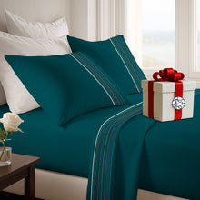 Cargar imagen en el visor de la galería, Juego de Sábanas Multiaguja - Queen Liso + REGALO