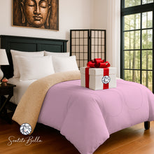 Cargar imagen en el visor de la galería, 2 Plazas Acolchado CORDERITO + Sabanas + Fundas Almohadas + REGALO Combo