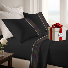 Cargar imagen en el visor de la galería, Juego de Sábanas Multiaguja - 2 Plazas Liso + REGALO