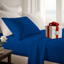 Cargar imagen en el visor de la galería, Juego de Sábanas - 1 Plaza y Media Liso + REGALO - VARIOS COLORES