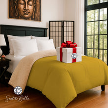 Cargar imagen en el visor de la galería, 2 Plazas Acolchado CORDERITO + Sabanas + Fundas Almohadas + REGALO Combo