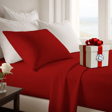 Cargar imagen en el visor de la galería, Juego de Sábanas - 1 Plaza y Media Liso + REGALO - VARIOS COLORES