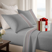 Cargar imagen en el visor de la galería, Juego de Sábanas Multiaguja - Queen Liso + REGALO
