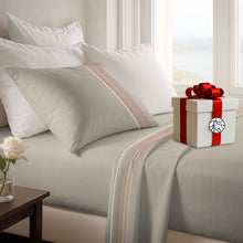 Cargar imagen en el visor de la galería, Juego de Sábanas Multiaguja - 1 Plaza Liso + REGALO