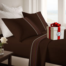 Cargar imagen en el visor de la galería, Juego de Sábanas Multiaguja - 2 Plazas Liso + REGALO