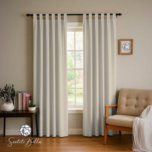 Cargar imagen en el visor de la galería, Juego De 2 Cortinas En Tela Panama con Presillas - Varios Tamaños