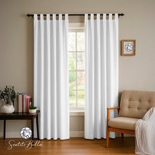 Cargar imagen en el visor de la galería, Juego De 2 Cortinas En Tela Panama con Presillas - Varios Tamaños