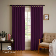 Cargar imagen en el visor de la galería, Juego De 2 Cortinas En Tela Panama con Presillas - Varios Tamaños