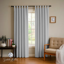 Cargar imagen en el visor de la galería, Juego De 2 Cortinas En Tela Panama con Presillas - Varios Tamaños