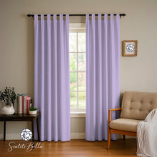 Cargar imagen en el visor de la galería, Juego De 2 Cortinas En Tela Panama con Presillas - Varios Tamaños