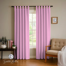 Cargar imagen en el visor de la galería, Juego De 2 Cortinas En Tela Panama con Presillas - Varios Tamaños