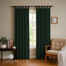 Cargar imagen en el visor de la galería, Juego De 2 Cortinas En Tela Panama con Presillas - Varios Tamaños