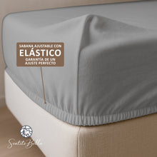 Cargar imagen en el visor de la galería, Juego de Sábanas Multiaguja - 1 Plaza Liso + REGALO