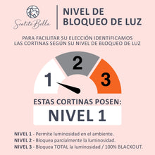 Cargar imagen en el visor de la galería, Juego De 2 Cortinas En Tela Voile Bual - Varios Tamaños - SentiteBella.uy