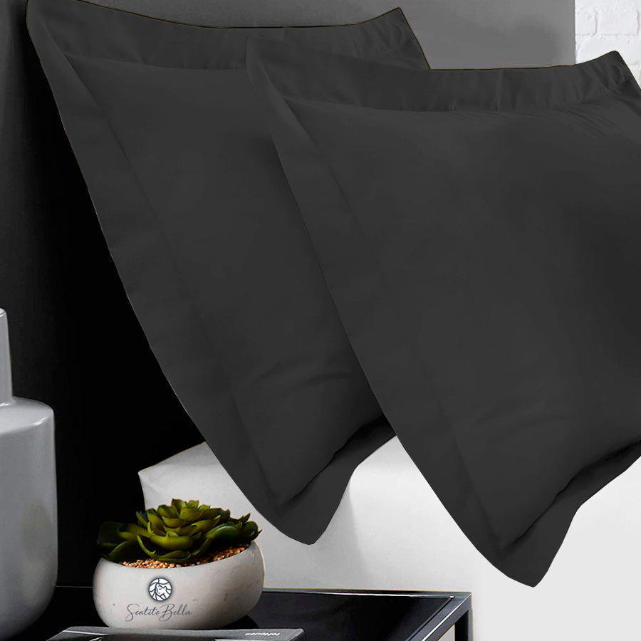 Set x 2 Funda para Almohada con volado - 60 x 80 cm Liso