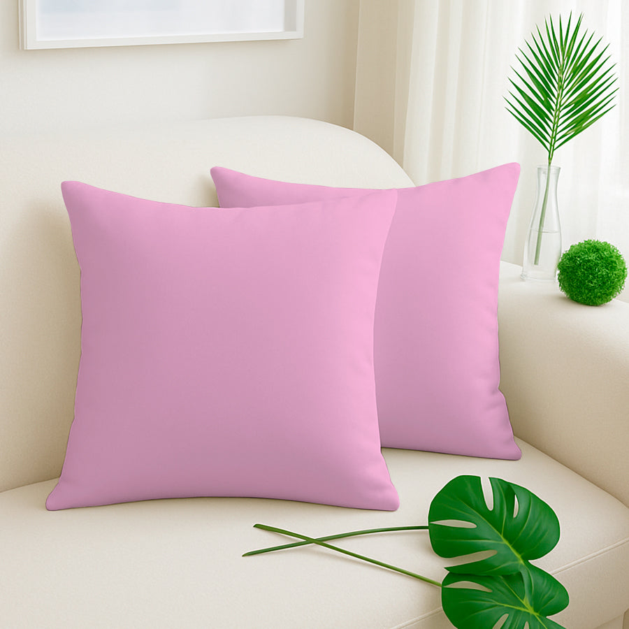 Set X 2 Funda De Almohadón 40x40 Tela Panama Varios Colores