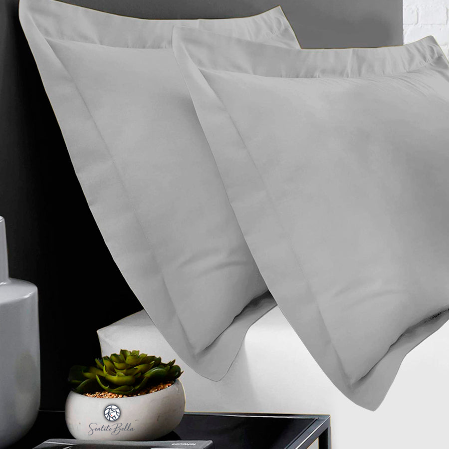 Set x 2 Funda para Almohada con volado - 60 x 80 cm Liso