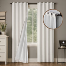Cargar imagen en el visor de la galería, Juego De 2 Cortinas Blackout CON PRESILLAS OCULTAS
