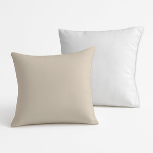 Set Funda Almohadon + Relleno Almohadon Tela Panama 50x50 cm