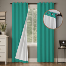 Cargar imagen en el visor de la galería, Juego De 2 Cortinas Blackout CON PRESILLAS OCULTAS
