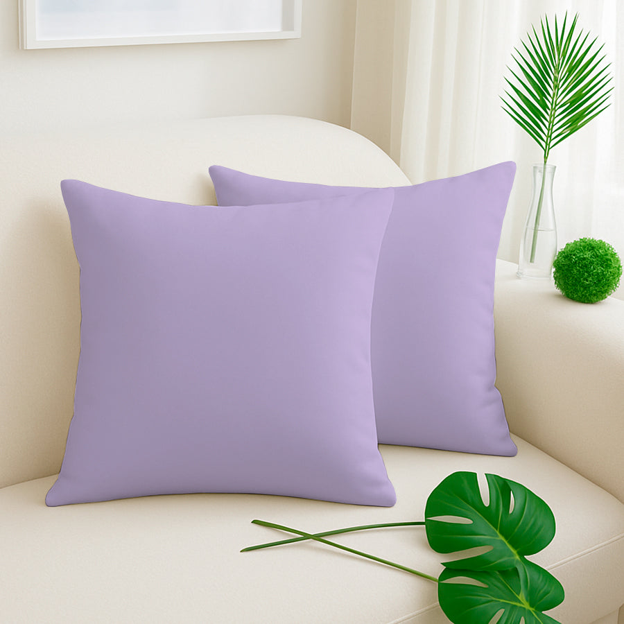 Set X 2 Funda De Almohadón 40x40 Tela Panama Varios Colores