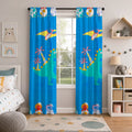 Juego De 2 Cortinas Infantil 150x210 / Diseño Dinosaurio