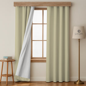 Juego De 2 Cortinas Blackout para RIEL - Varios Tamaños