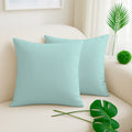 Set X 2 Funda De Almohadón 40x40 Tela Panama Varios Colores