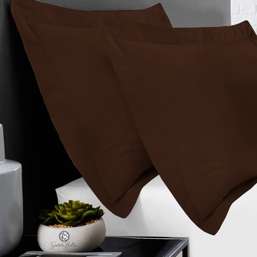 Set x 2 Funda para Almohada con volado - 60 x 80 cm Liso