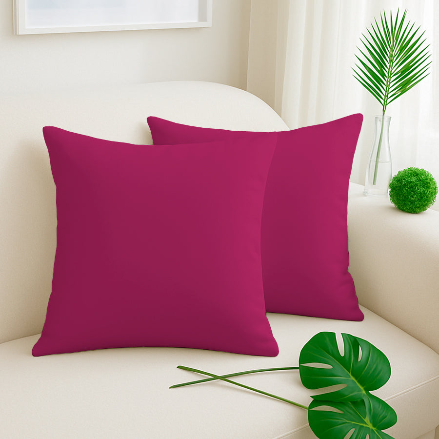 Set x 2 Funda De Almohadón 60x60 Tela Panama Varios Colores