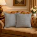 Set x 2 Funda para Almohadon Tela Rustica 50x50 cm