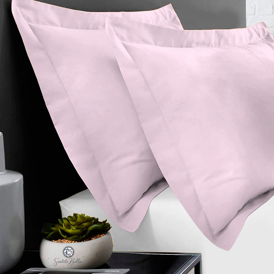 Set x 2 Funda para Almohada con volado - 60 x 80 cm Liso