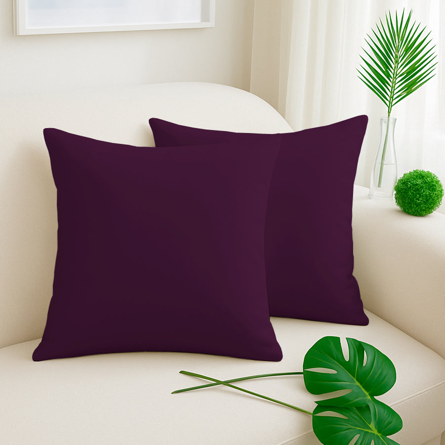 Set x 2 Funda De Almohadón 60x60 Tela Panama Varios Colores