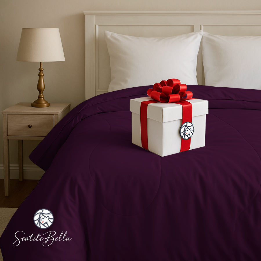 1 Plaza Acolchado + Sabanas + Fundas Almohadas + REGALO Combo