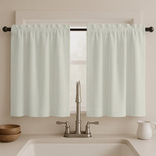 Cargar imagen en el visor de la galería, Juego Cortinas de Cocina Tela Panama 145x100 cm - Varios Colores
