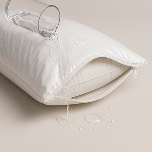 Pack x 2 Funda para Almohada 50x70 Impermeable Con Cierre