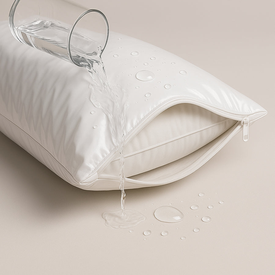 Pack x 2 Funda para Almohada 50x70 Impermeable Con Cierre
